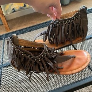 Fringe Sandals